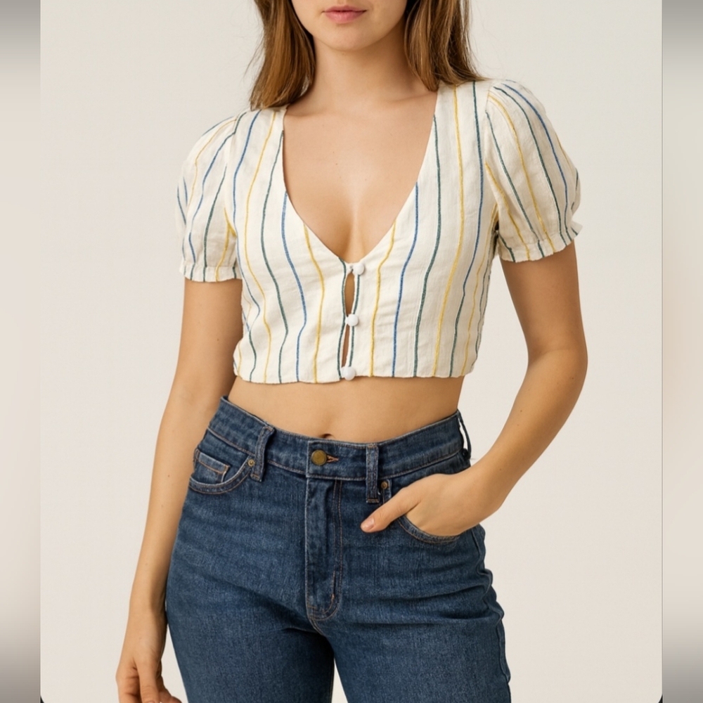 Tularosa Jenna Top in Ellis Stripe